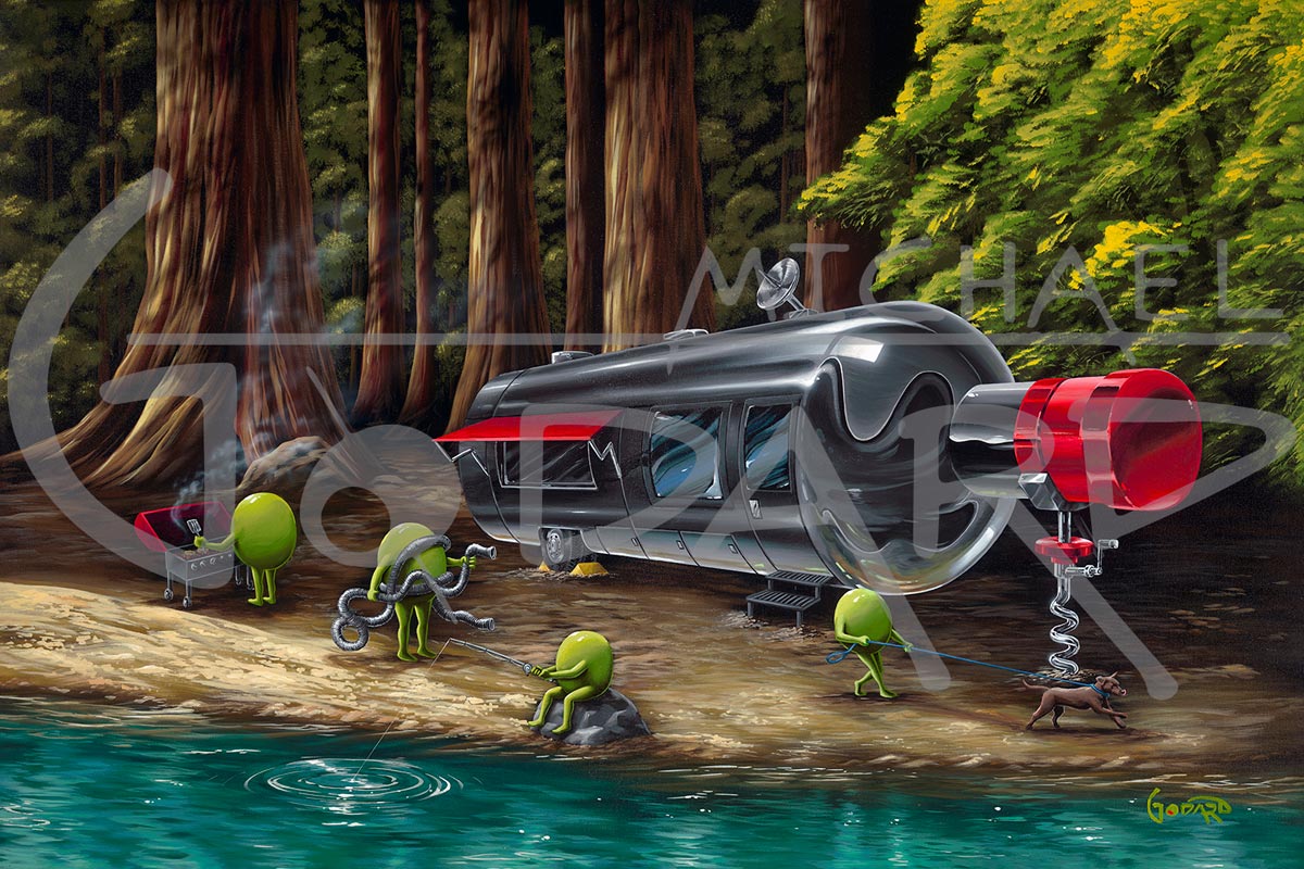 michael godard glamping