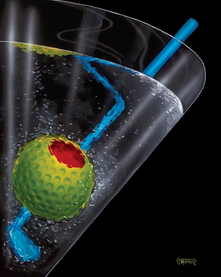 michael godard golf martini