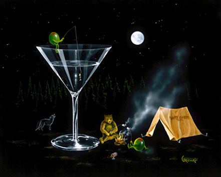 michael godard happy camper