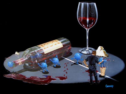 michael godard nervous grapes 502