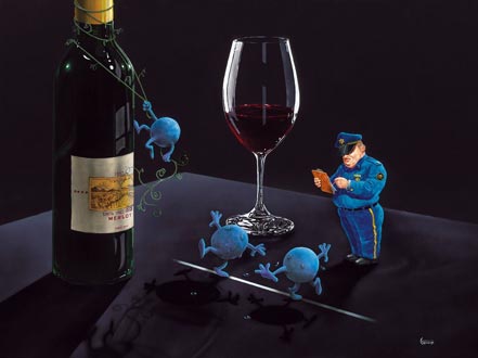 michael godard nervous grapes