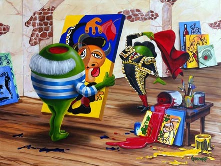 michael godard picasso