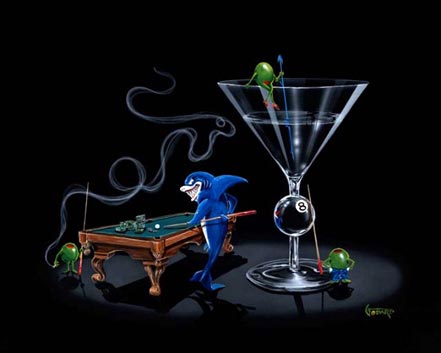 michael godard pool shark ii