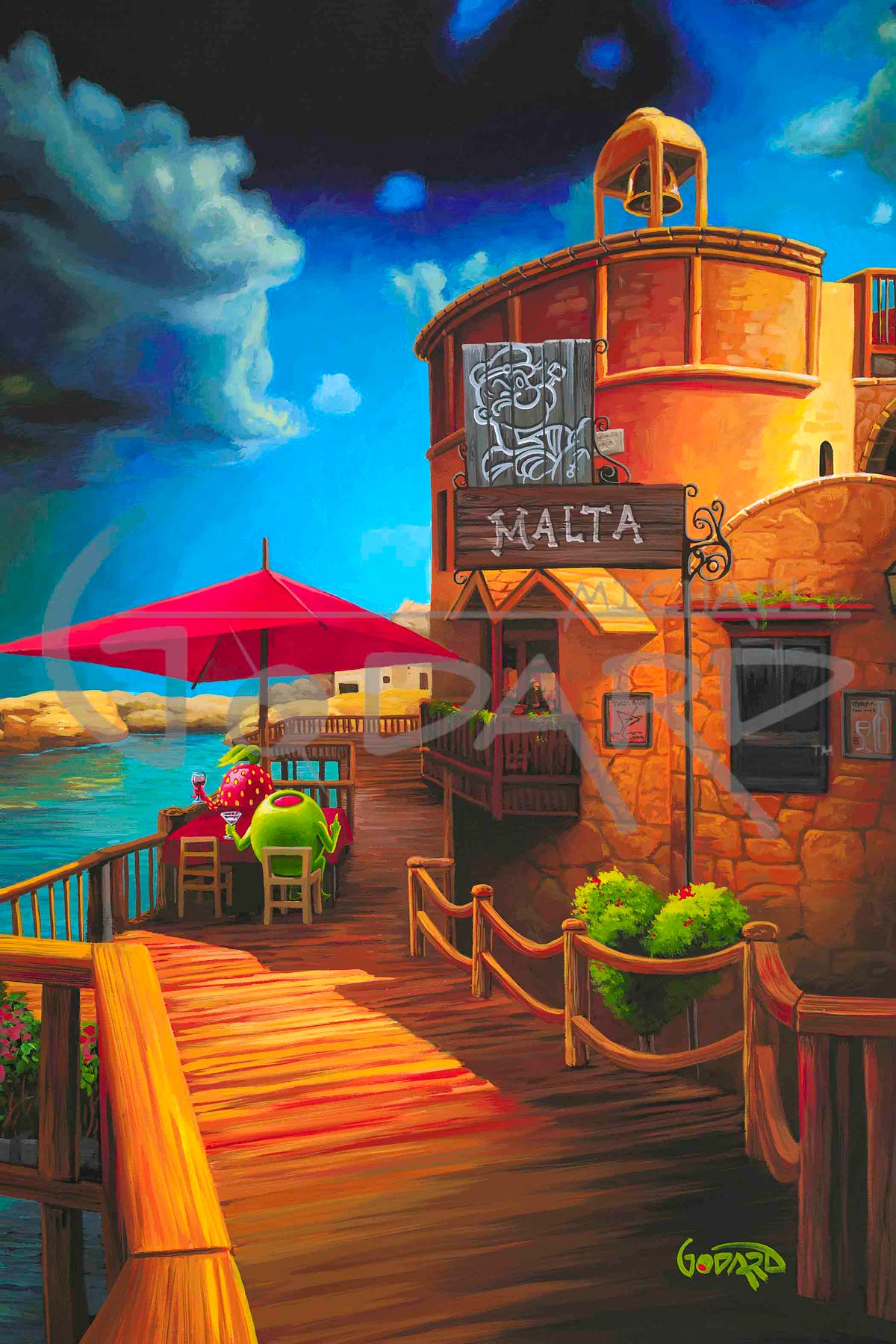 michael godard popeye village