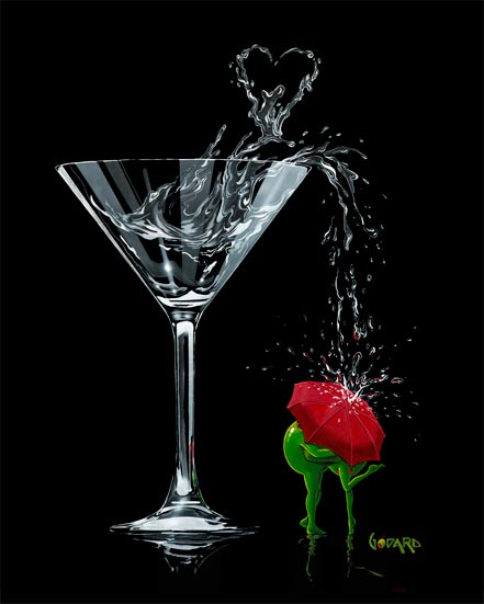 michael godard raining romance