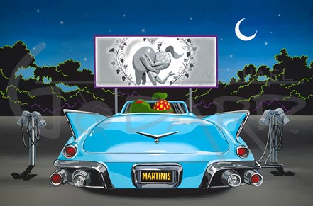 michael godard retro drive-in