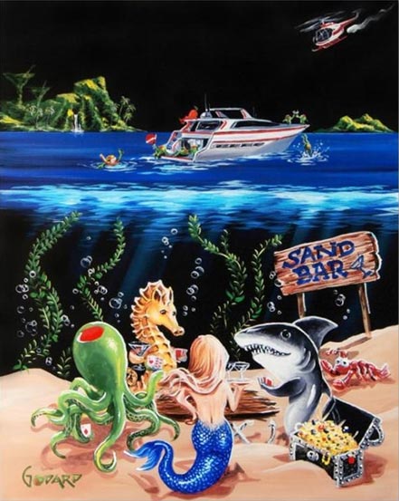 michael godard sand bar I