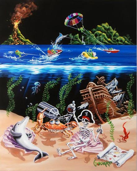 michael godard sand bar ii