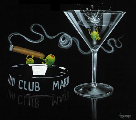 michael godard smoke off at the club