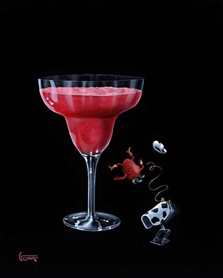 michael godard strawberry margarita