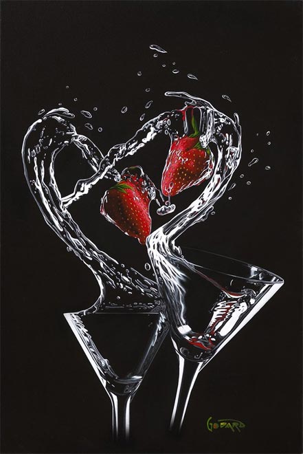 michael godard strawberry splash