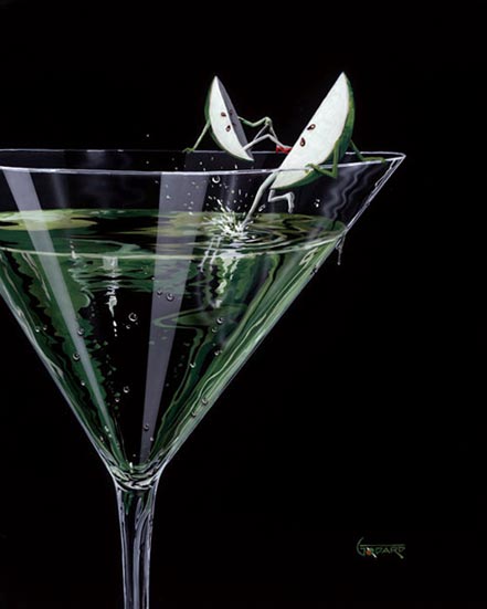 michael godard testing the waters