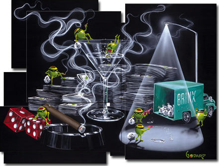 michael godard the heist mosaic