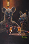 michael godard 2 hyenas