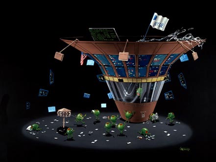 michael godard wall street martini