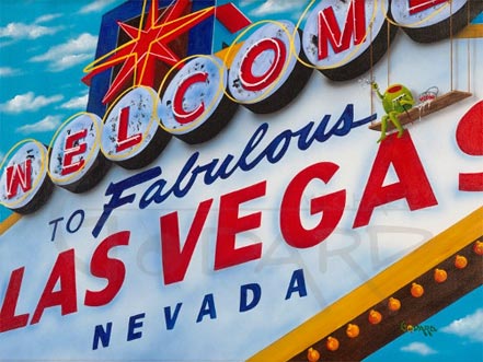 michael godard welcome to vegas