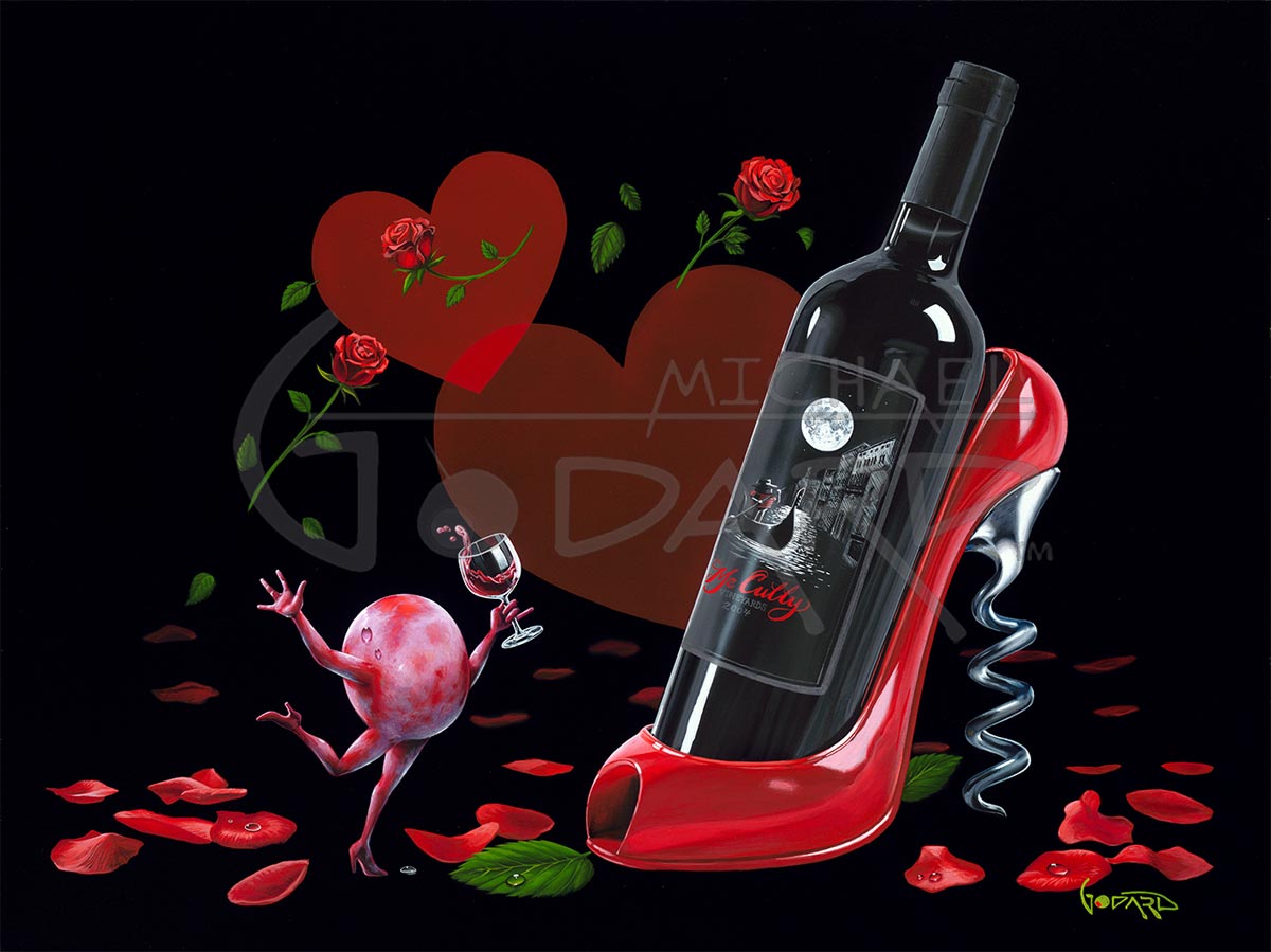 michael godard wine shoe