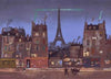 michel delacroix tour eiffel la nuit
