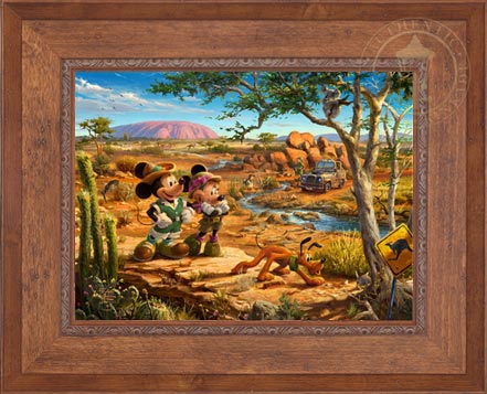 Mickey and Minnie in the Outback, by Thomas Kinkade Studios
