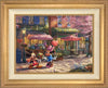 Mickey and Minnie – Sweetheart Café, by Thomas Kinkade Studios