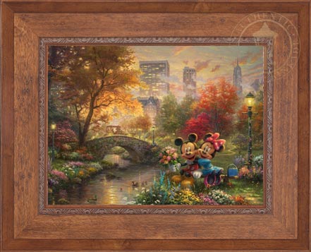 Mickey and Minnie - Sweetheart Central Park, by Thomas Kinkade Studios