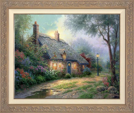 Moonlight Cottage, by Thomas Kinkade