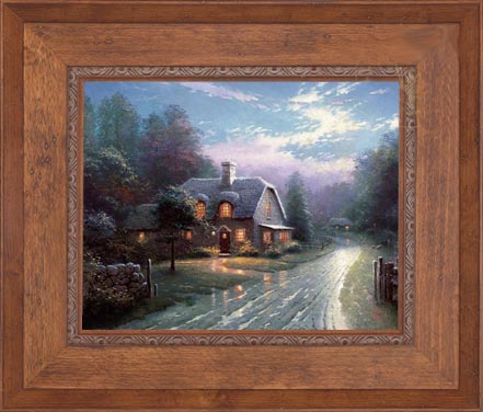 Moonlight Lane, by Thomas Kinkade