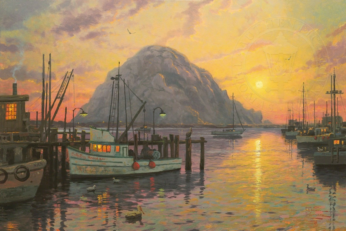 Kinkade-Morro Bay at Sunset