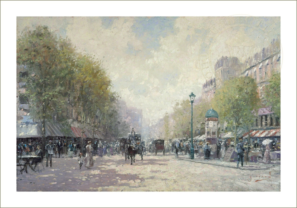 Morning on the Boulevard, by Robert Girrard (Thomas Kinkade)