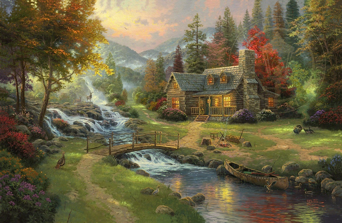 Kinkade-Mountain Paradise