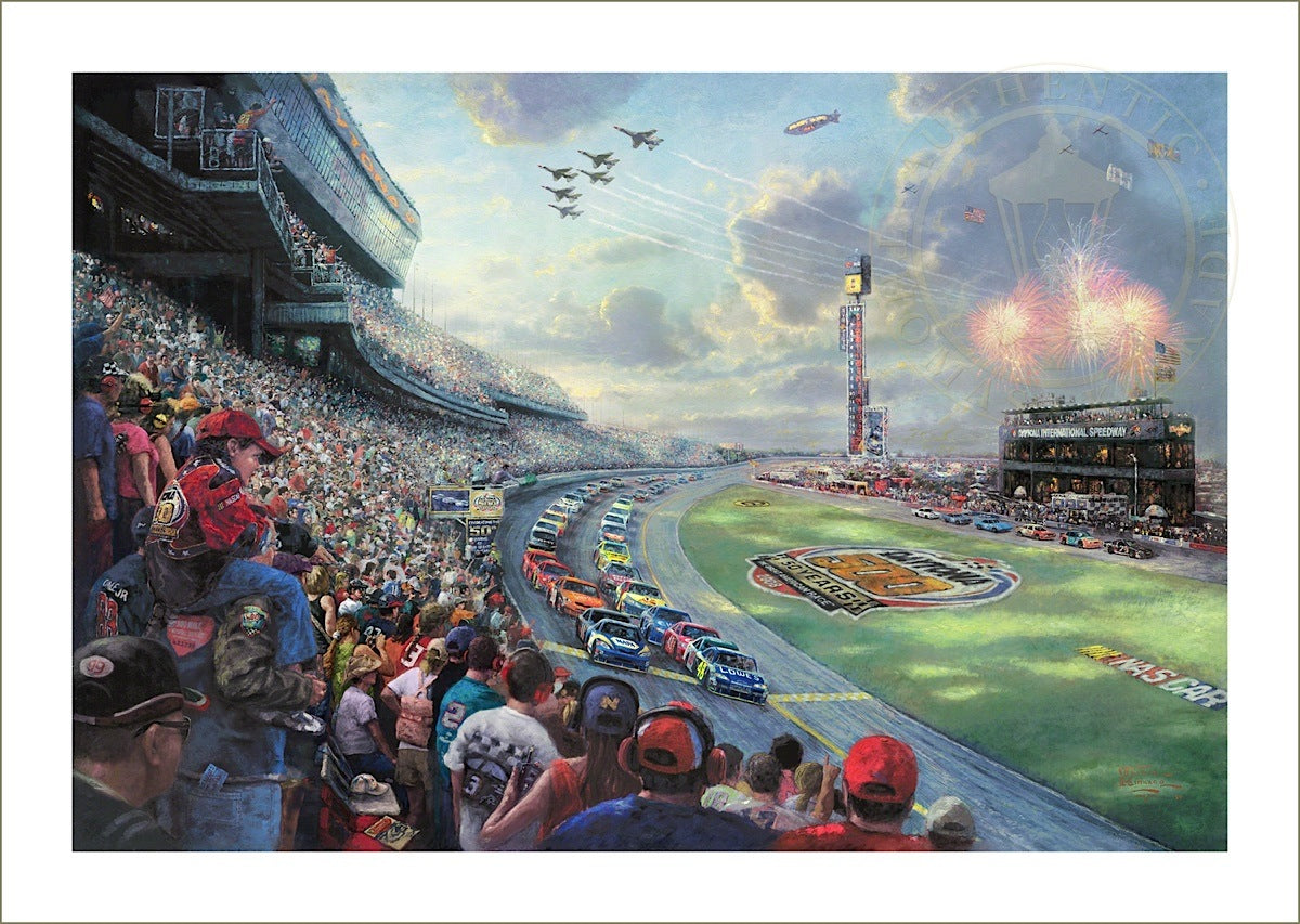 NASCAR Thunder, by Thomas Kinkade
