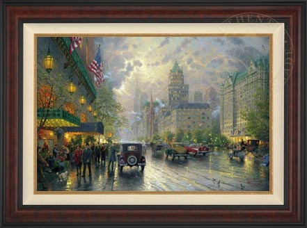 New York, Fifth Avenue, by Thomas Kinkade