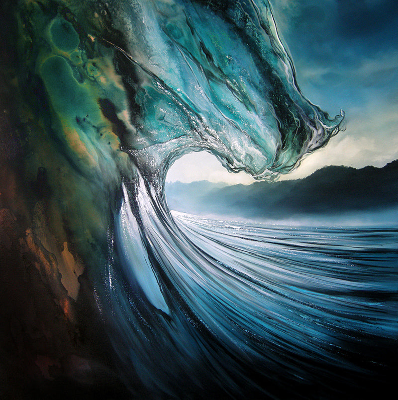 Oil & Ice Original Painting by Ashton Howard