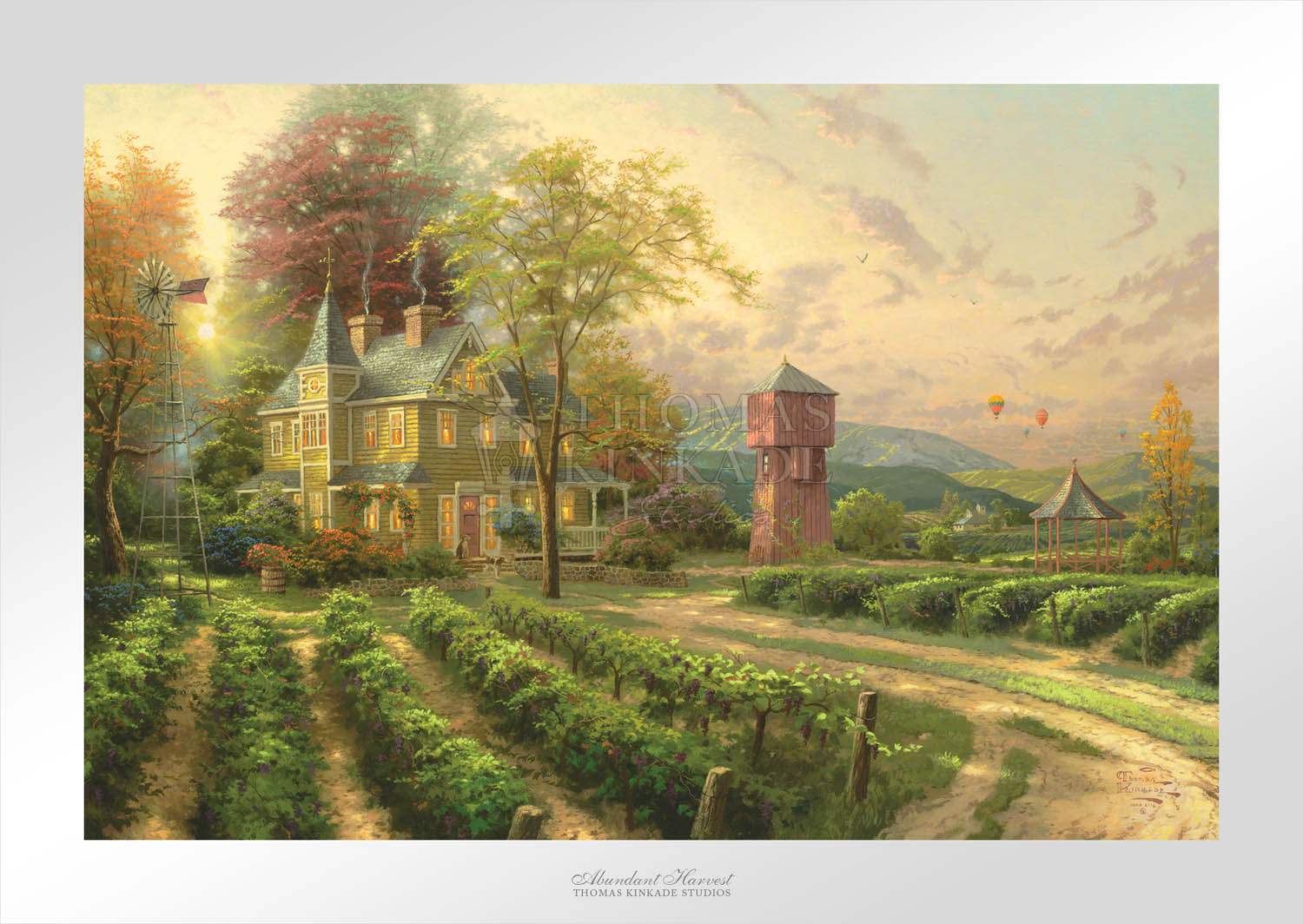 Abundant Harvest, by Thomas Kinkade