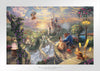 Beauty and the Beast Falling in Love, by Thomas Kinkade