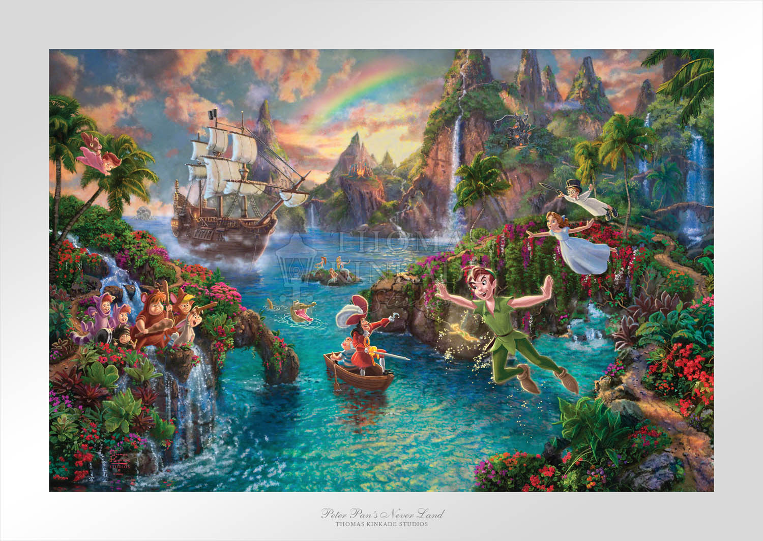 Peter Pan's Never Land - Limited Edition Art, by Thomas Kinkade Studios