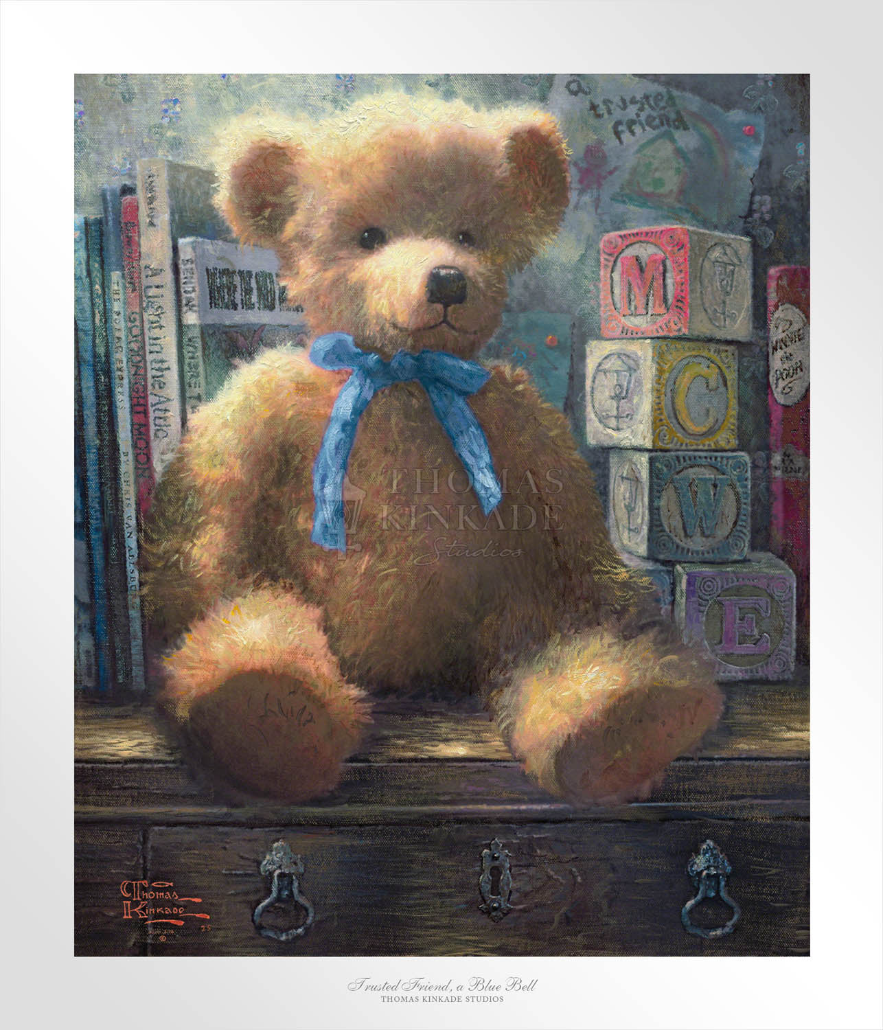 Trusted Friend, A, Blue Bell, by Thomas Kinkade
