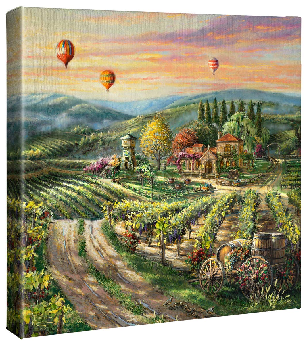 thomas kinkade peaceful valley vineyard