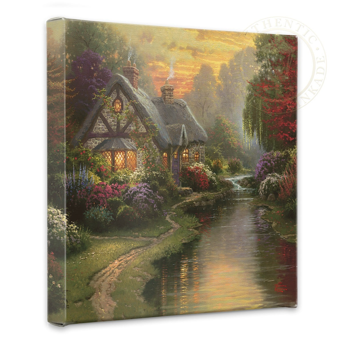 Quiet Evening&#44; A - 14&#34; x 14&#34; Gallery Wrapped Canvas