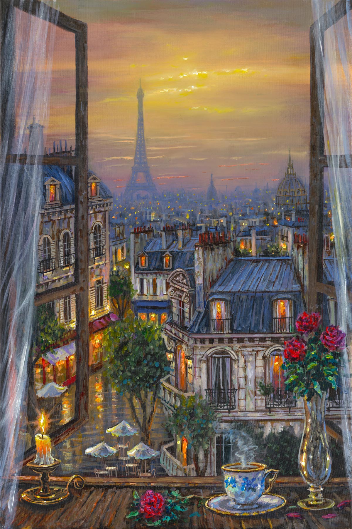 robert finale evening view paris