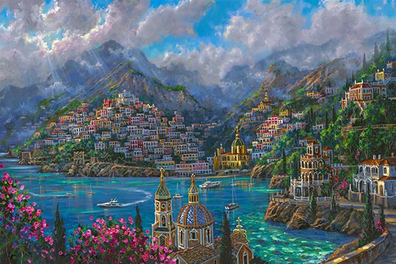 robert finale mountain view positano coast