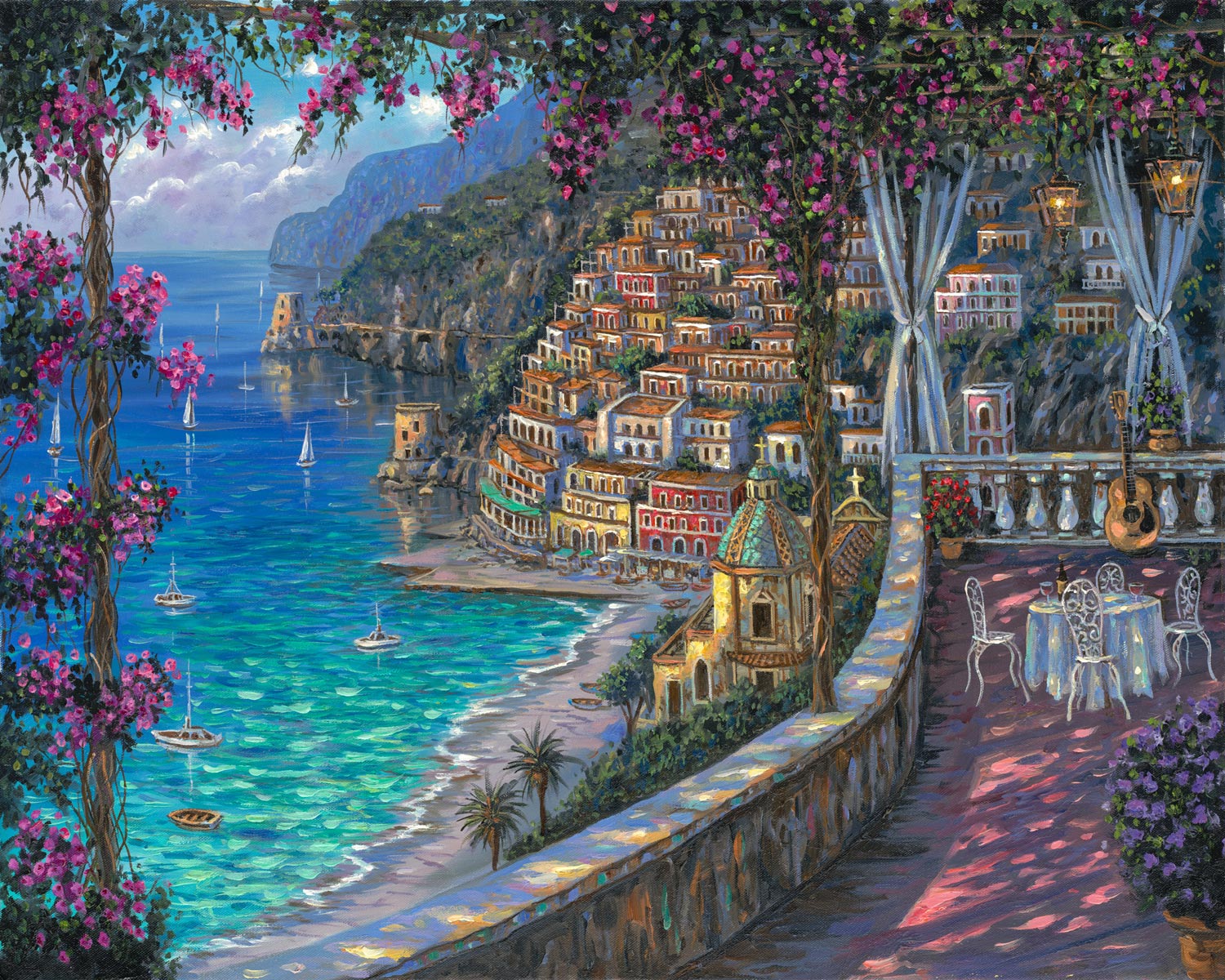 robert finale positano view