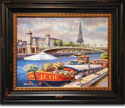 sam park along the seine