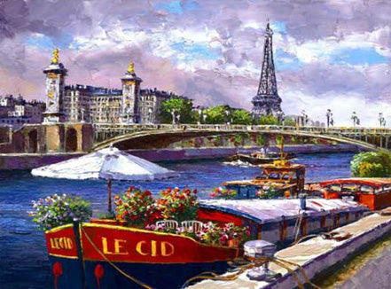 sam park along the seine