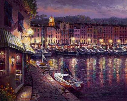 sam park night view of st tropez