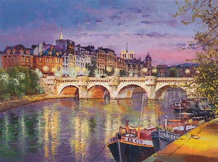 sam park twilight at pont neuf