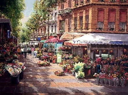 sam park barcelona flower market