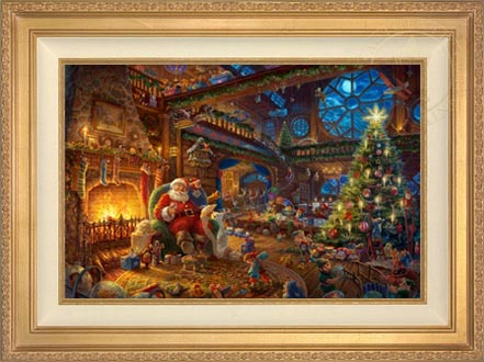 Santa's Workshop, by Thomas Kinkade Studios