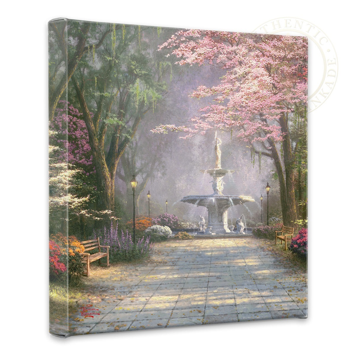 Savannah Romance - 14" x 14" Gallery Wrapped Canvas