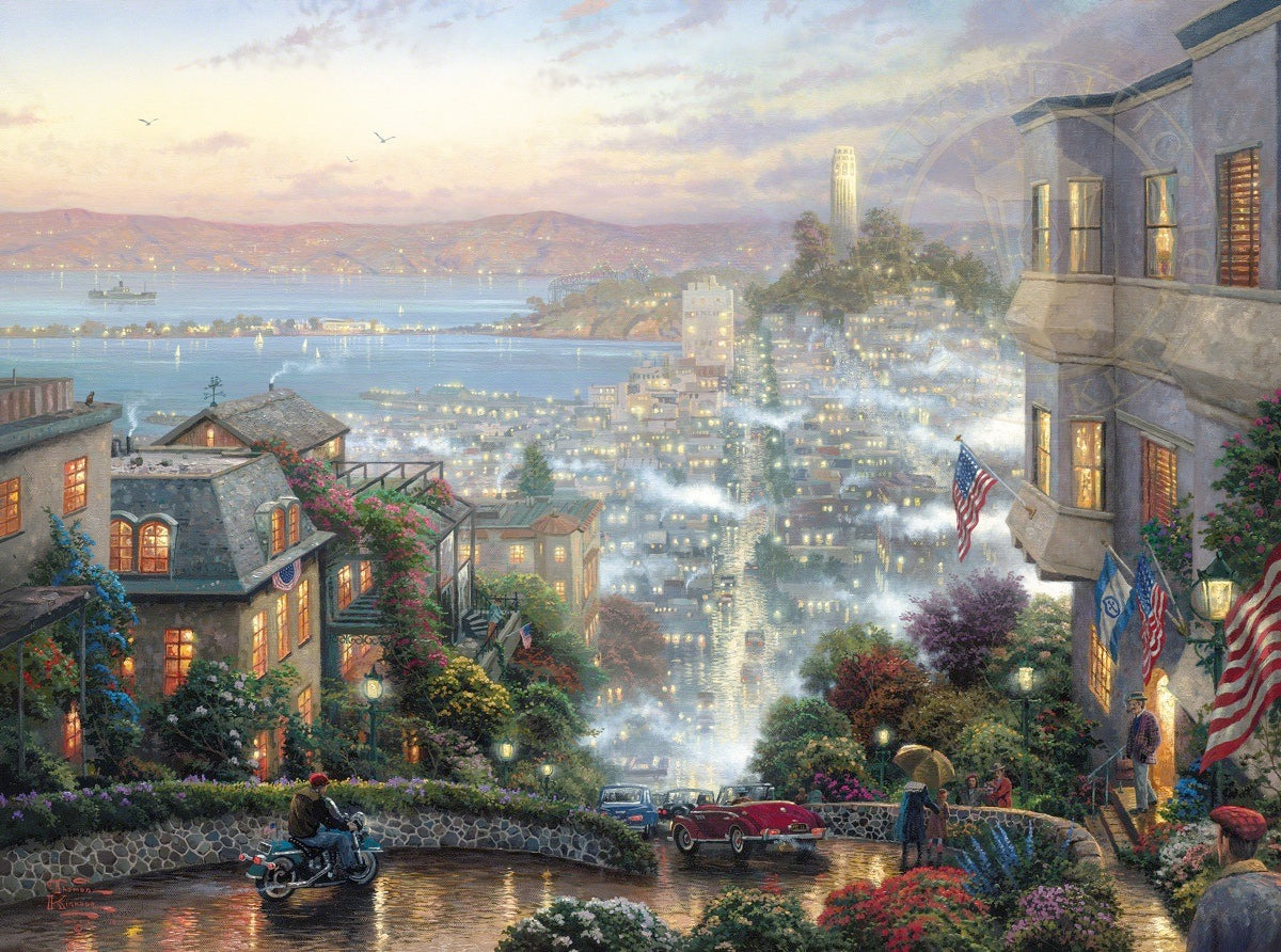 Kinkade_San Francisco, Lombard Street